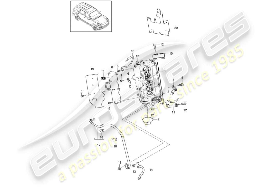 part diagram containing part number 958608070bx