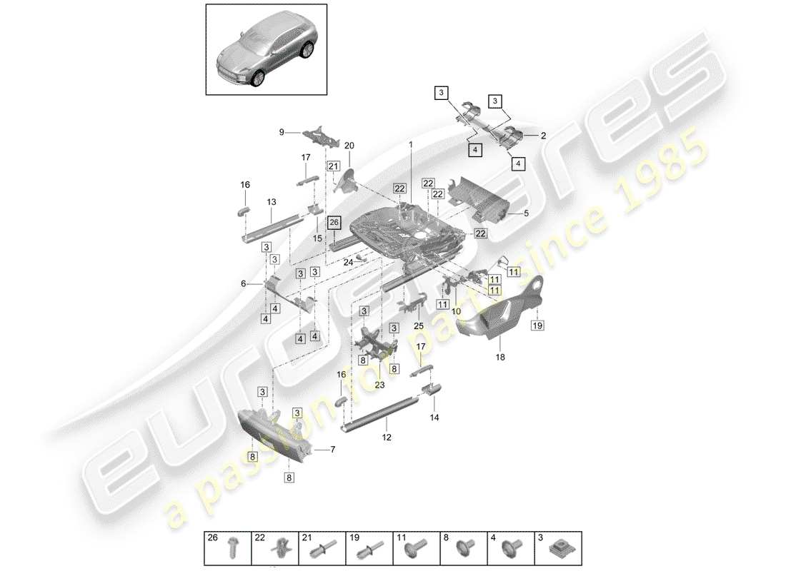 part diagram containing part number 95852195400