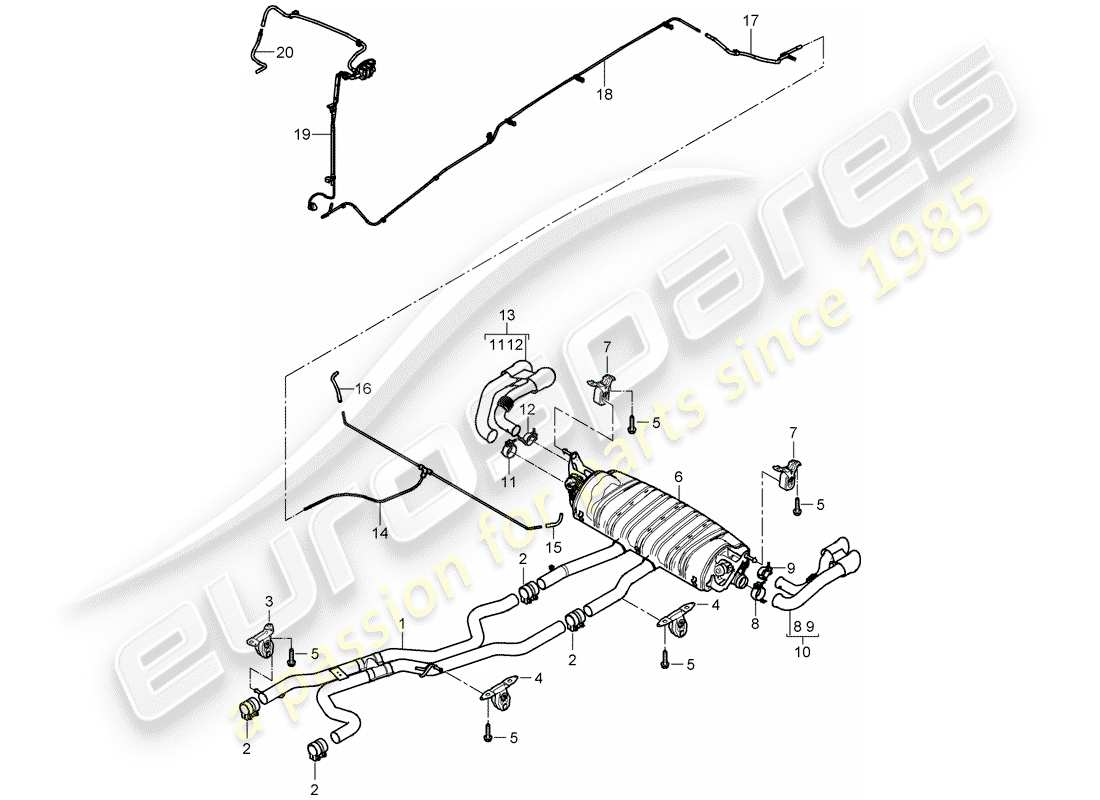 part diagram containing part number 95511116040