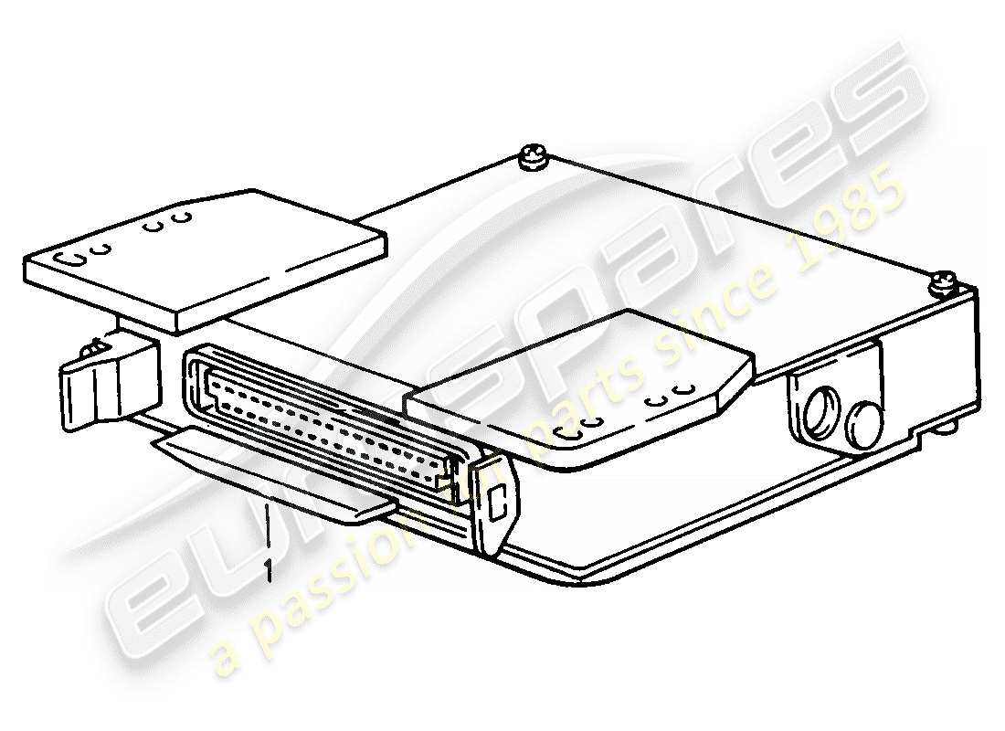 a part diagram from the porsche accessories and tequipment parts catalogue