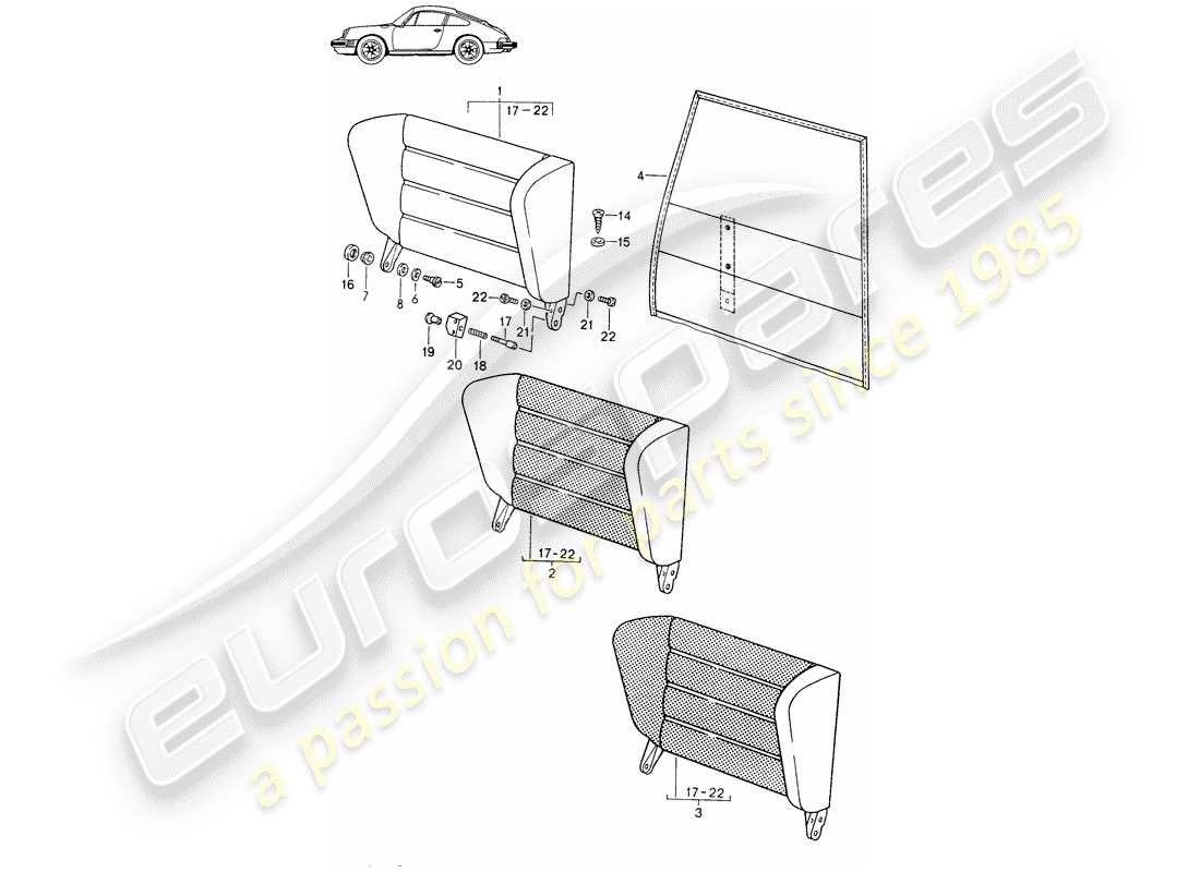 part diagram containing part number 91152222902