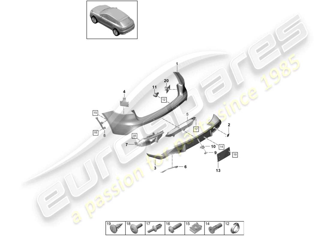 part diagram containing part number 95b807521bfok1
