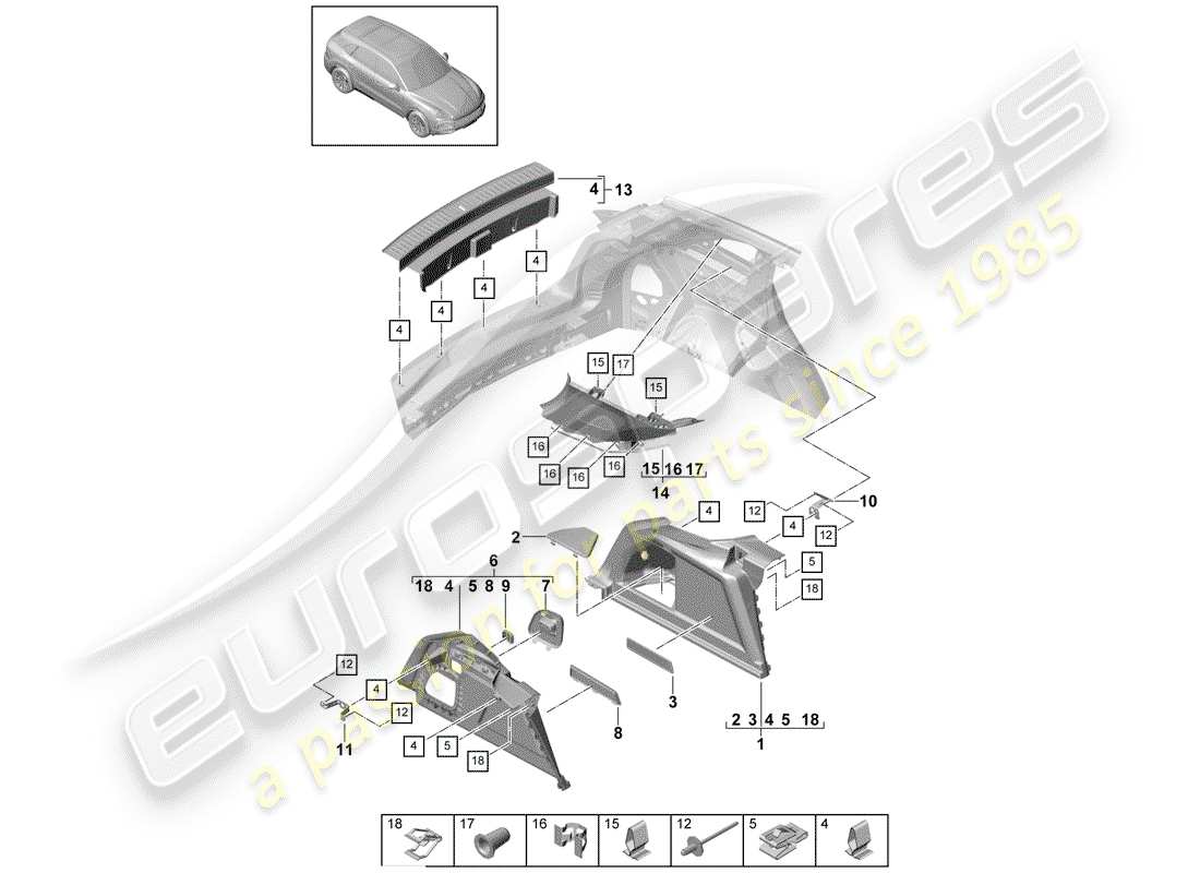 part diagram containing part number pab858137