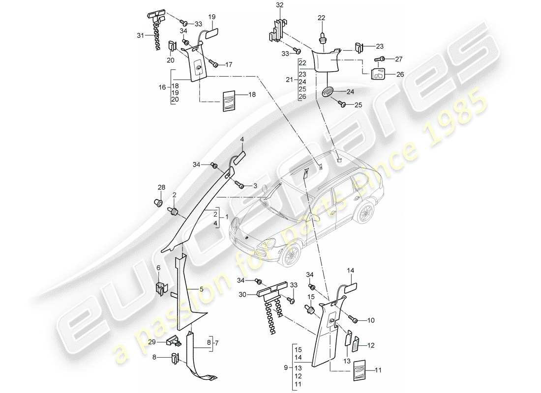 part diagram containing part number 95555568701