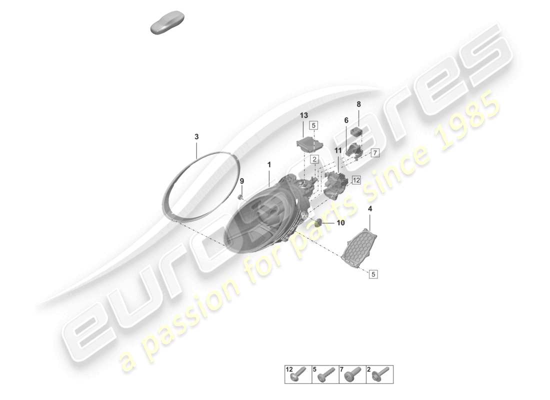 part diagram containing part number 992 941 043 g
