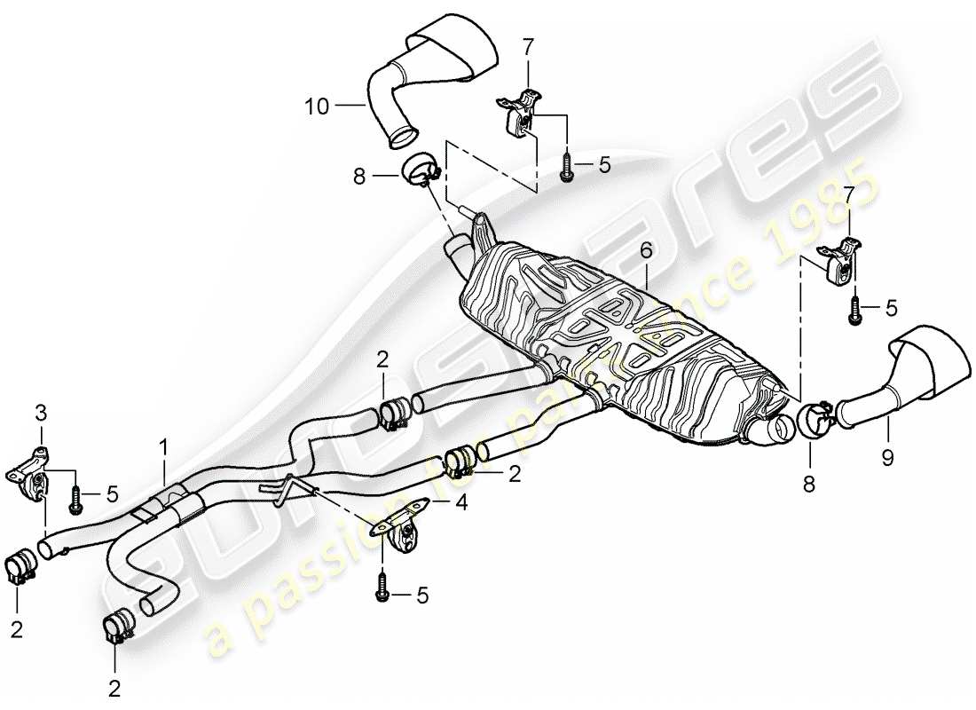 part diagram containing part number 95511112160