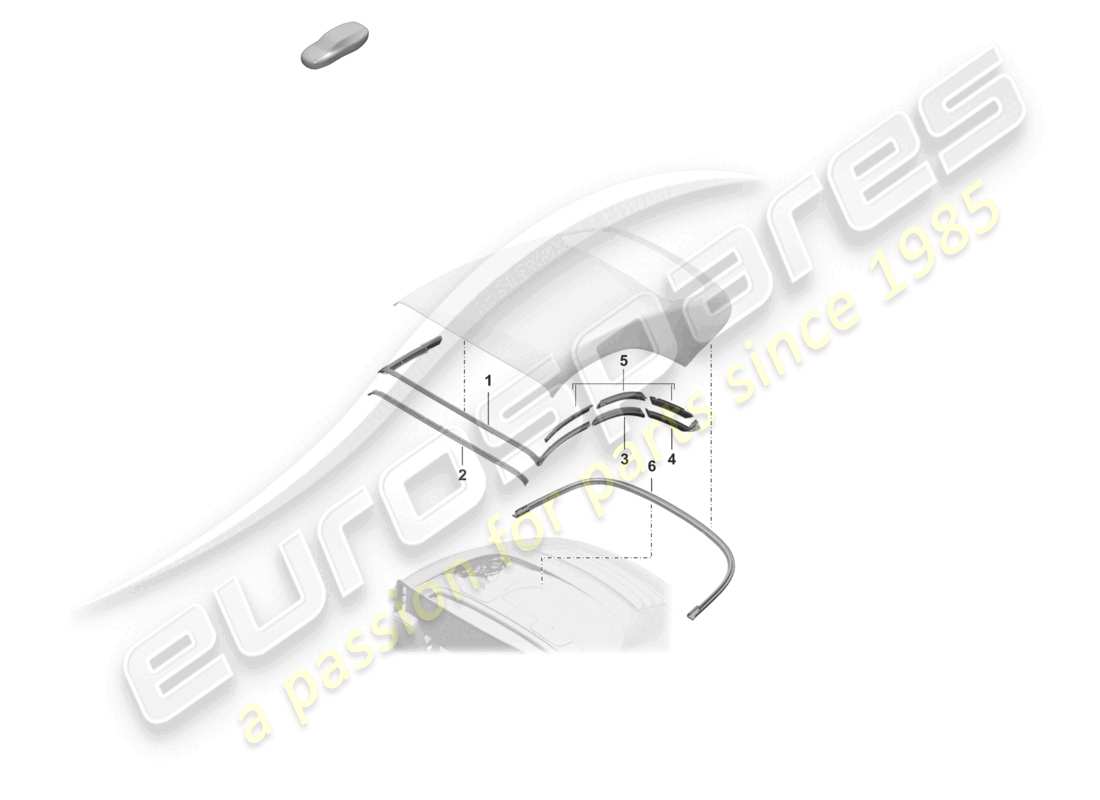 VIEW PARTS DIAGRAMS FROM THE PORSCHE 992 PARTS CATALOGUE a part diagram from the porsche 992 parts catalogue