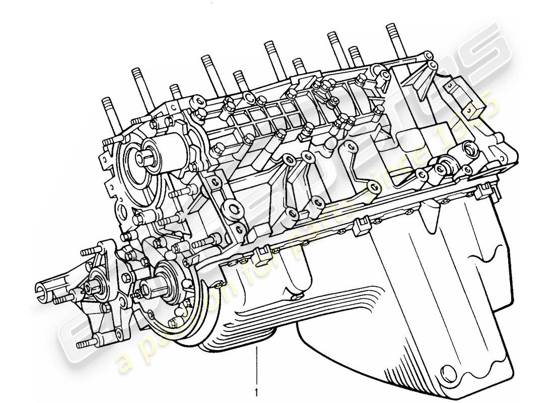 a part diagram from the porsche 1978 (refurbished and exchange catalogue) parts catalogue