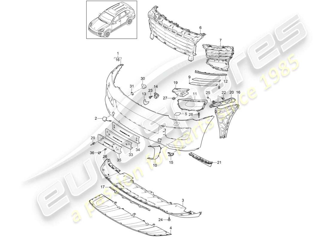part diagram containing part number 95850594551g2x
