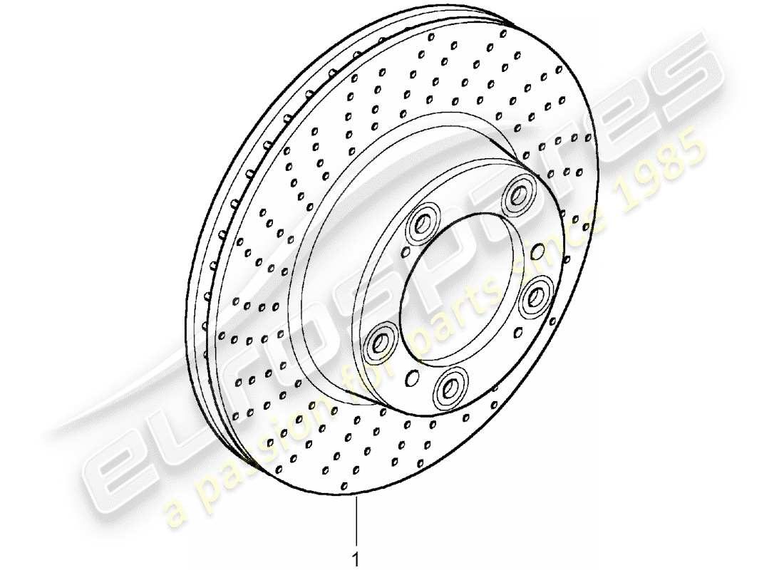 a part diagram from the porsche 1975 (refurbished and exchange catalogue) parts catalogue