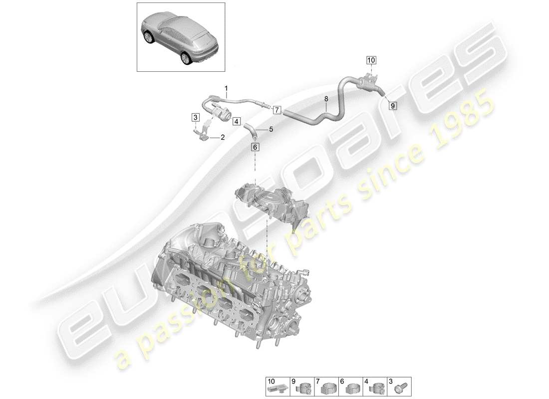 part diagram containing part number pac133781