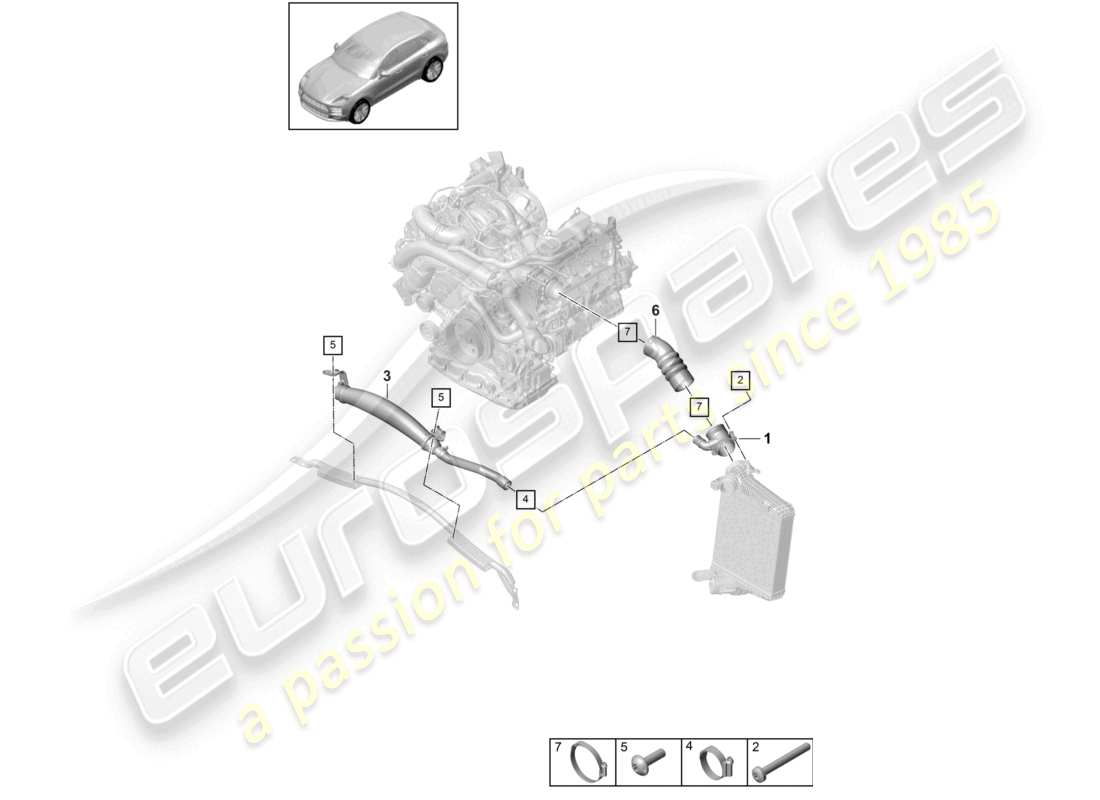 part diagram containing part number 95b145784a