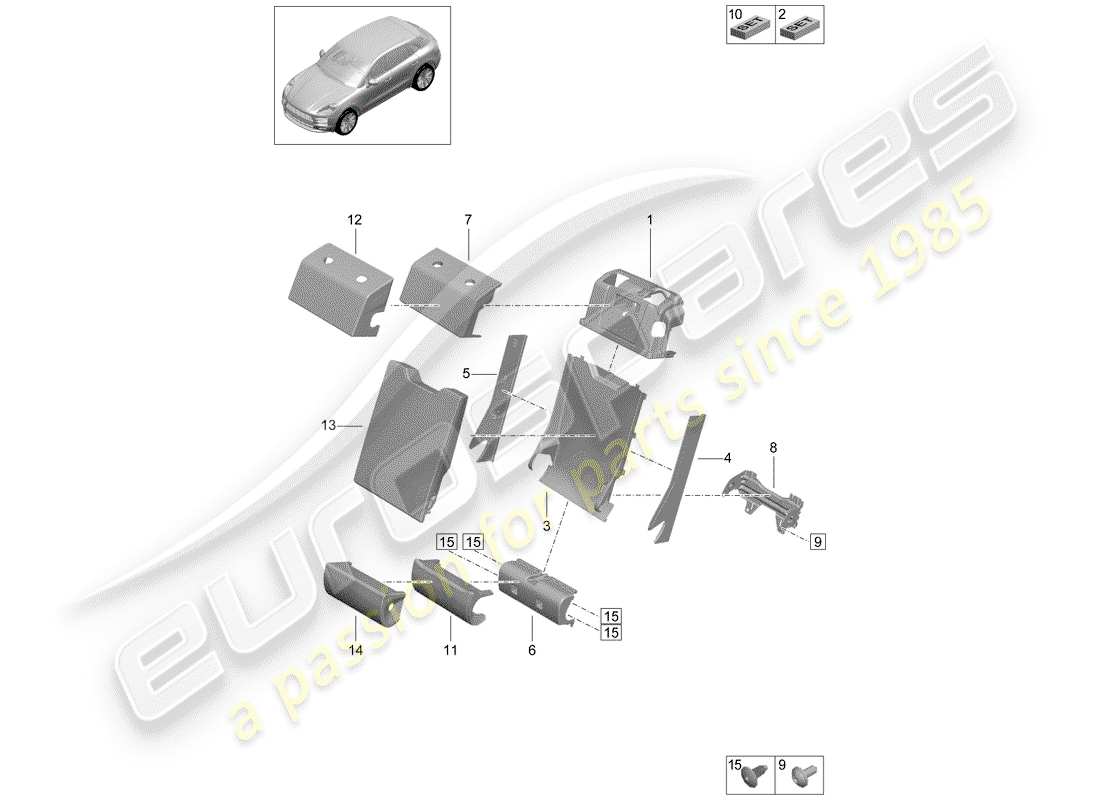 part diagram containing part number 95b885828c