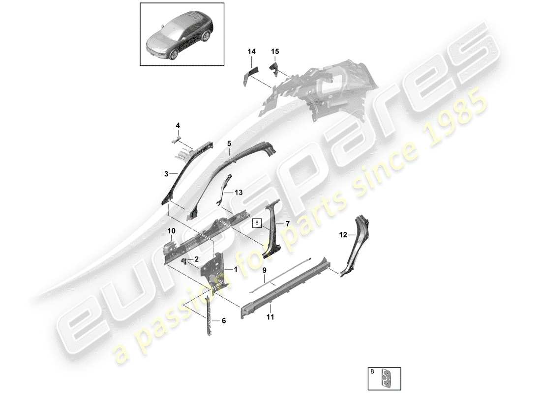part diagram containing part number pab803779a grv