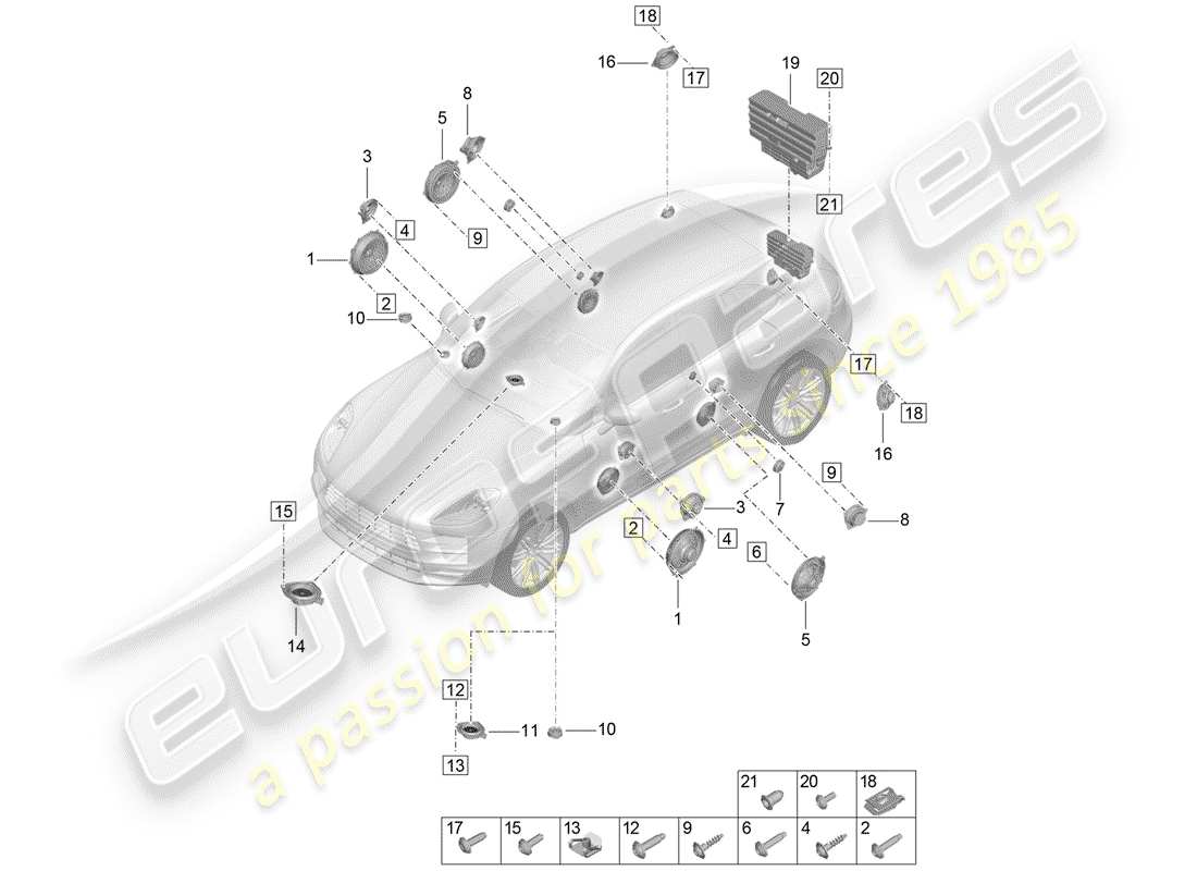 part diagram containing part number 99991925001