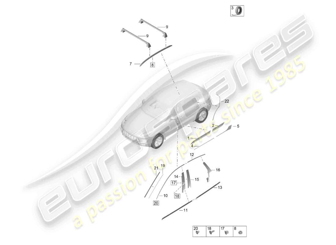 part diagram containing part number 95b853589g