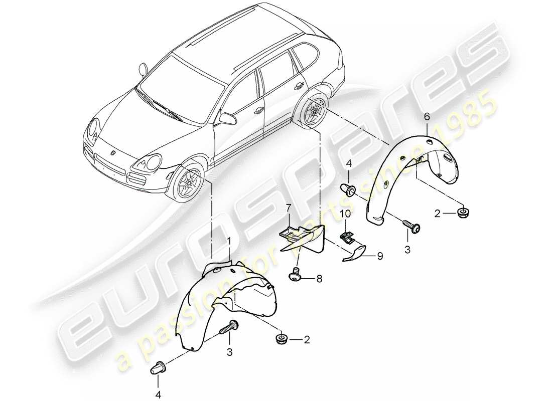 part diagram containing part number 95550497104