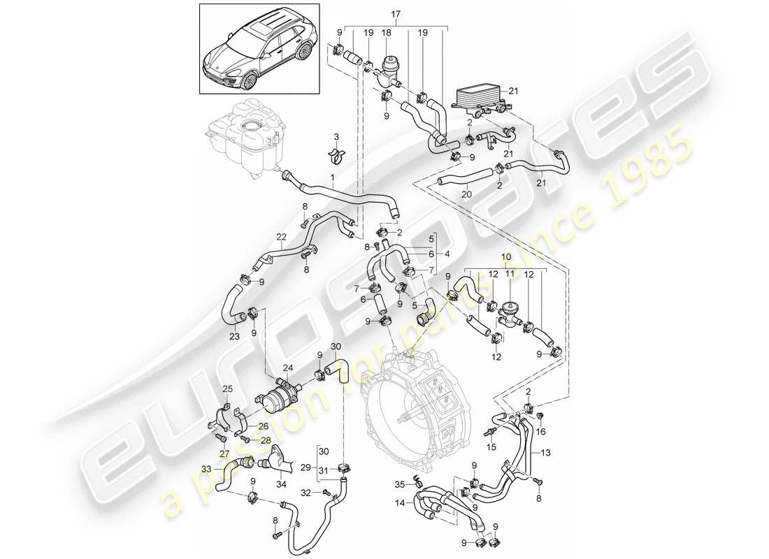 part diagram containing part number n 91042301