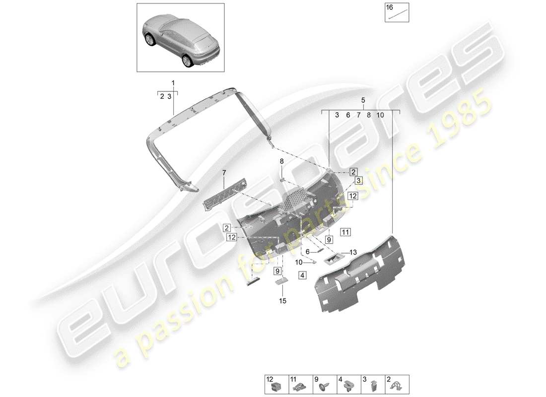 part diagram containing part number 95b867979d