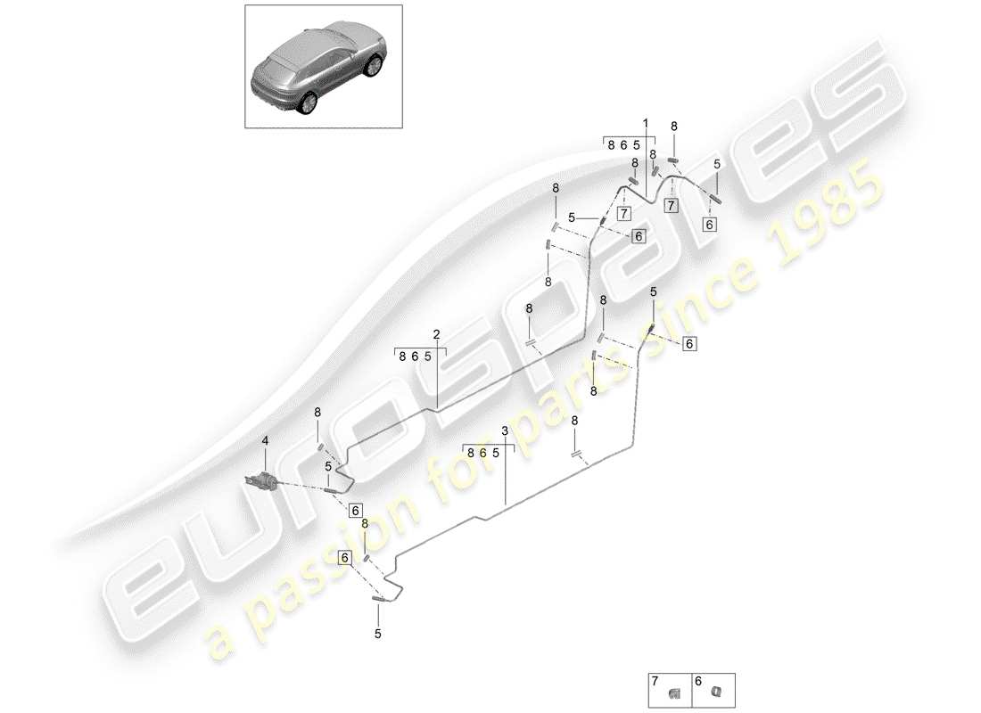 part diagram containing part number 8e0611853b