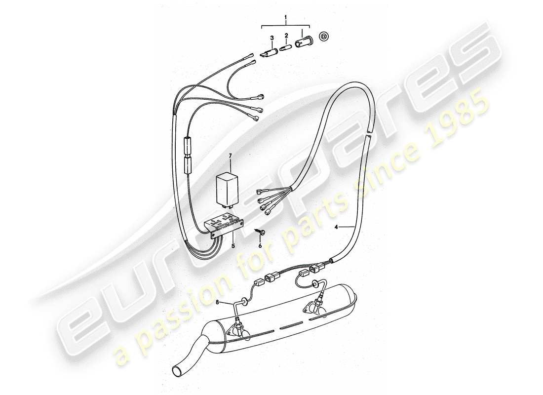VIEW PARTS DIAGRAMS FROM THE PORSCHE 911 PARTS CATALOGUE a part diagram from the porsche 911 parts catalogue