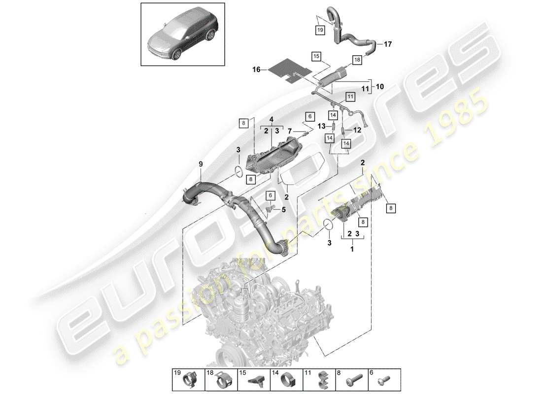 part diagram containing part number pac133240e