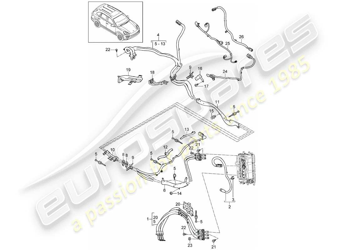 part diagram containing part number 95861285100