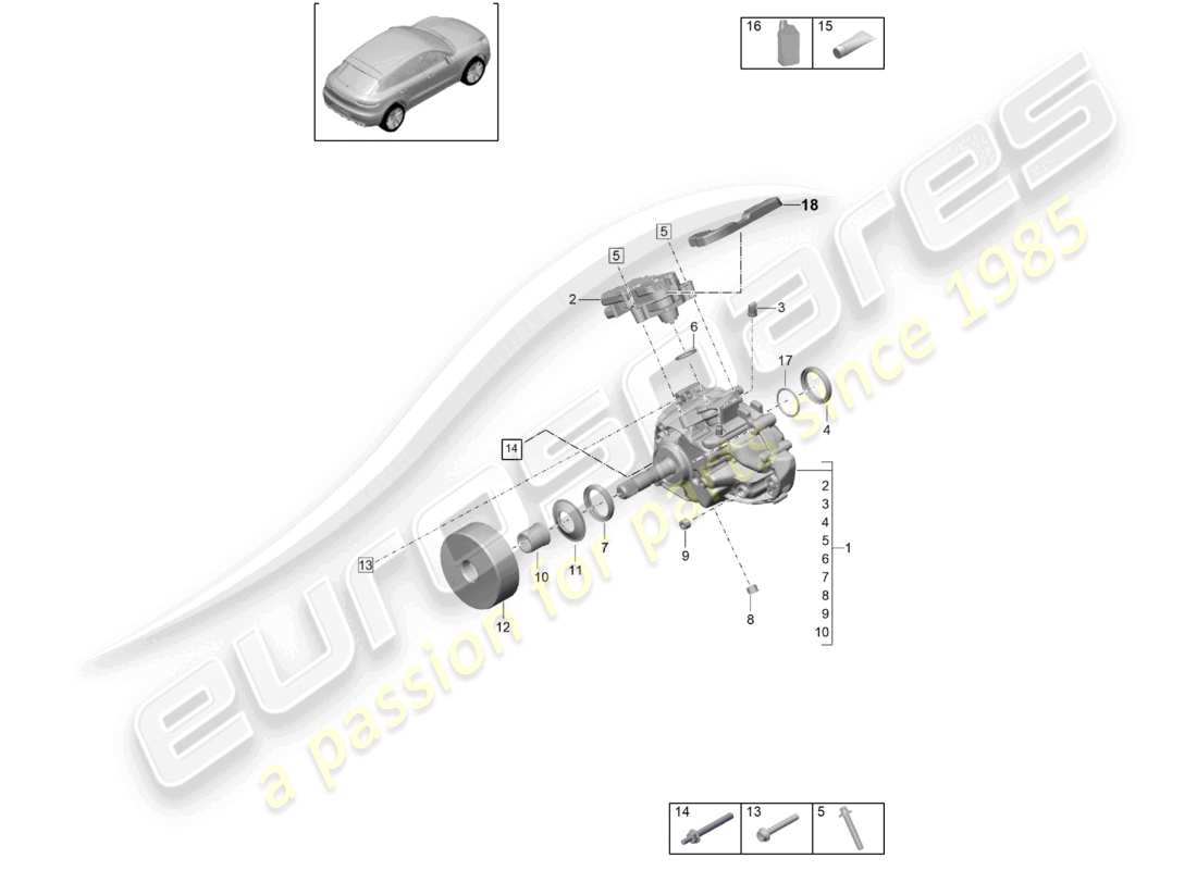 part diagram containing part number 95b341010nx