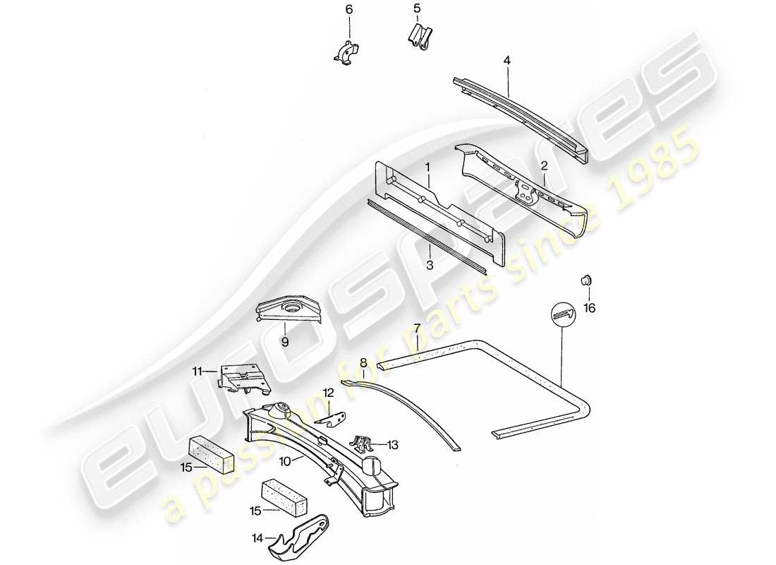 VIEW PARTS DIAGRAMS FROM THE PORSCHE 911 PARTS CATALOGUE a part diagram from the porsche 911 parts catalogue