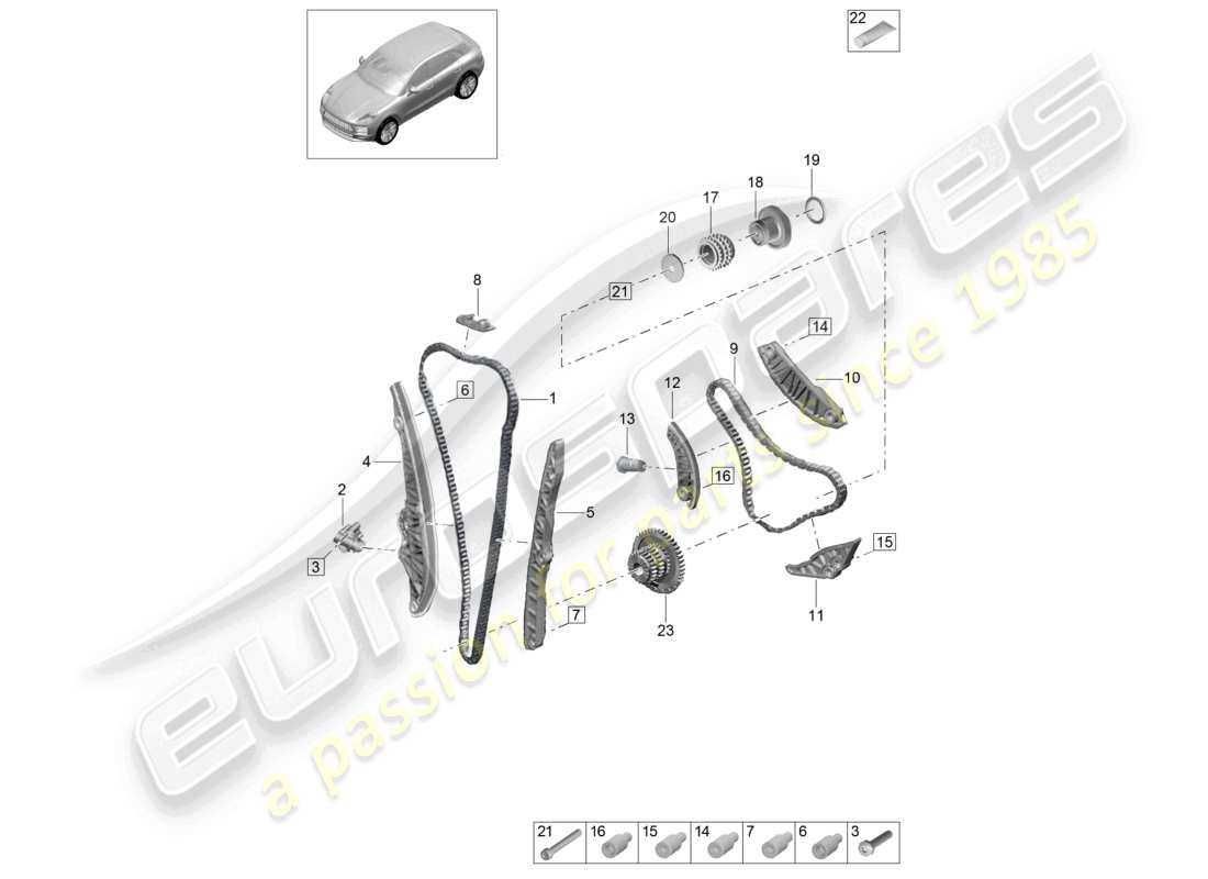 part diagram containing part number pac109467
