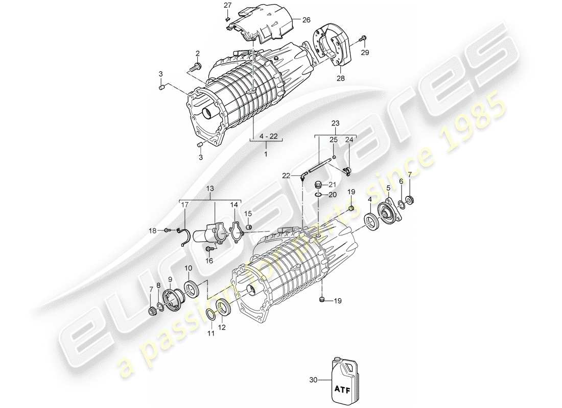 part diagram containing part number 95534104022