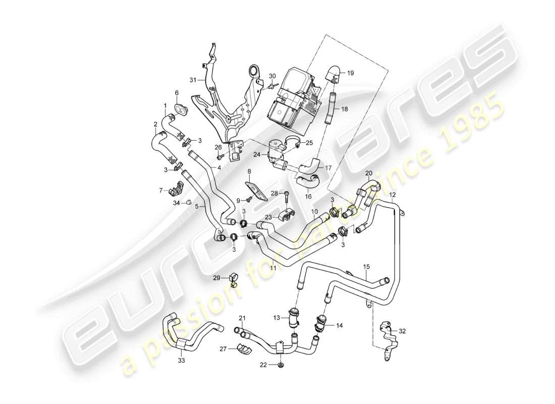 part diagram containing part number 95557292610