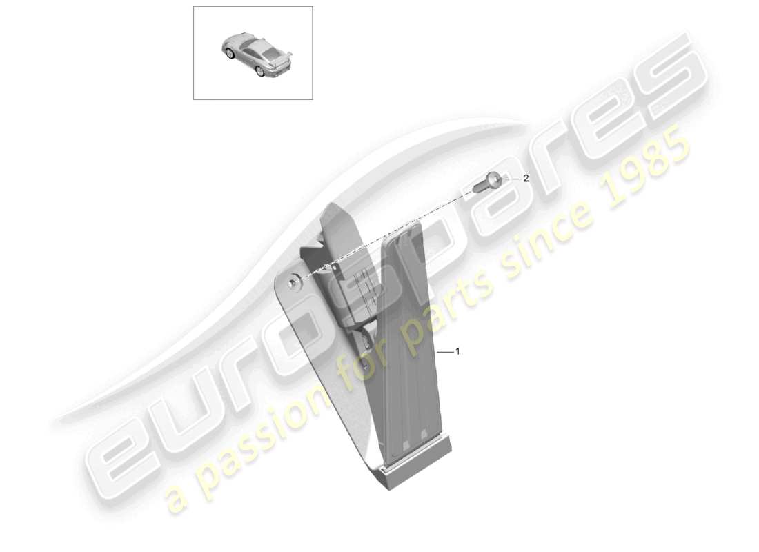 VIEW PARTS DIAGRAMS FROM THE PORSCHE 991 PARTS CATALOGUE a part diagram from the porsche 991 parts catalogue