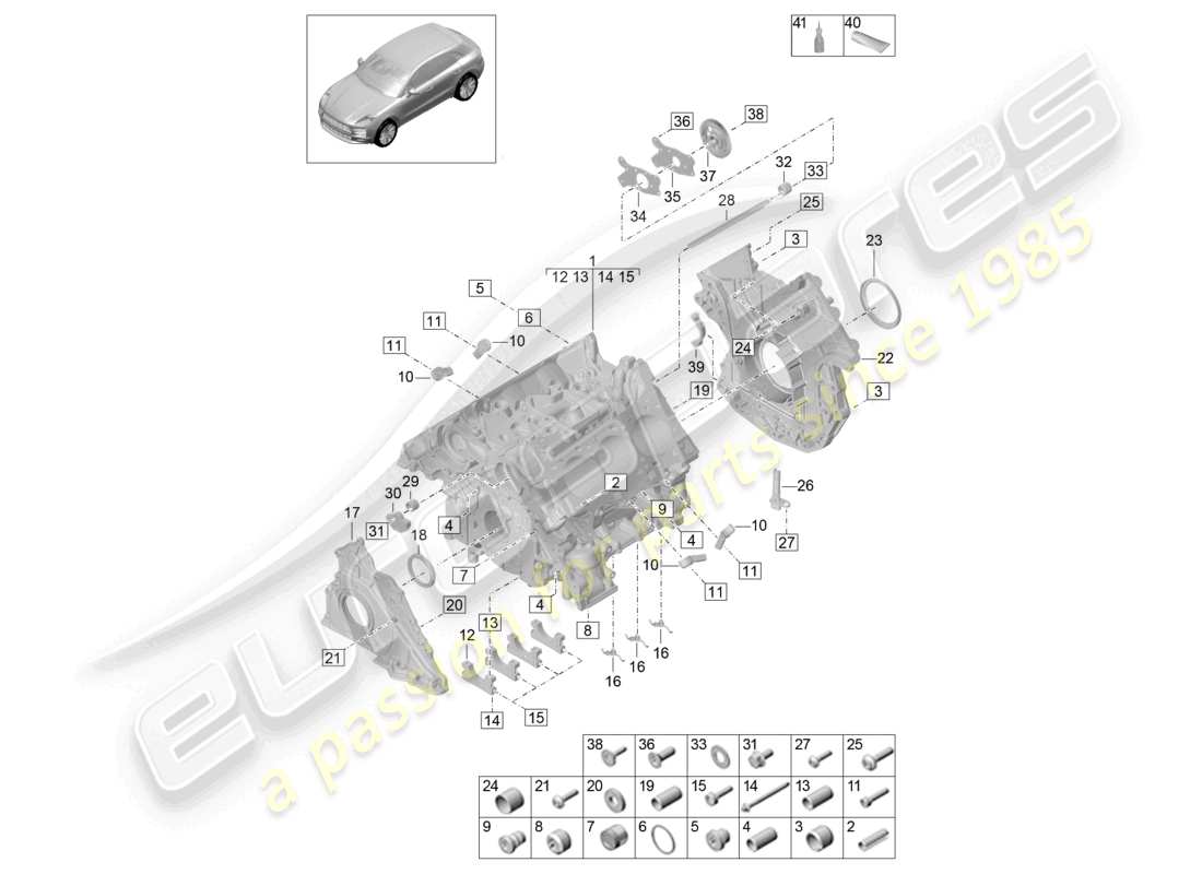 part diagram containing part number pab103011f