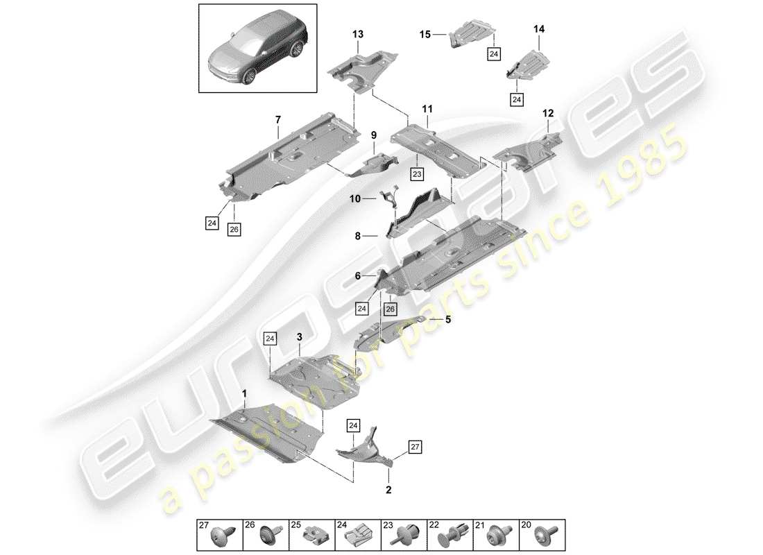 part diagram containing part number 9y0825101c