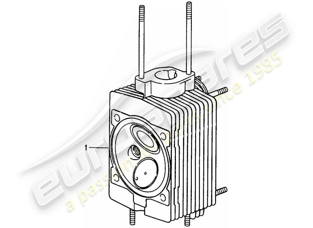 a part diagram from the porsche accessories and tequipment parts catalogue
