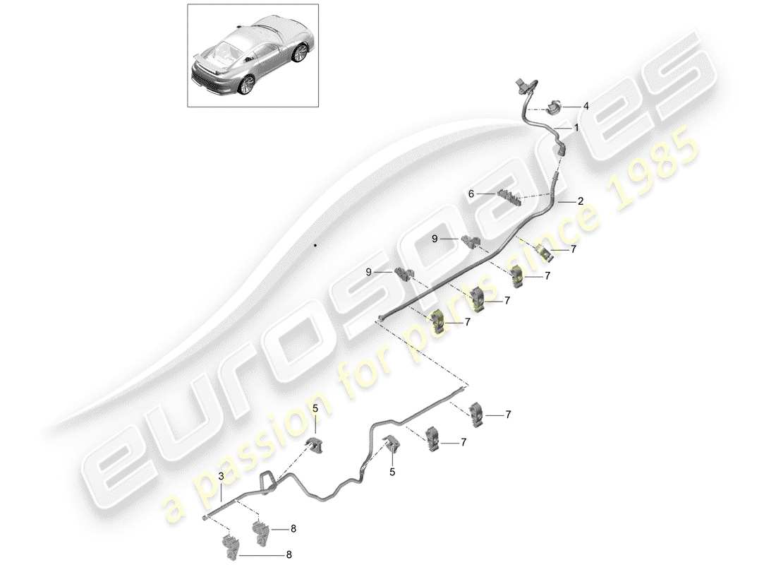 part diagram containing part number 99135557580