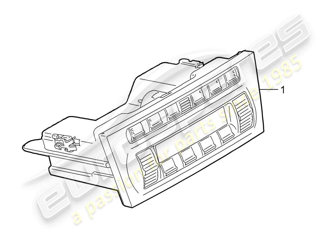 VIEW PARTS DIAGRAMS FROM THE PORSCHE CAYMAN PARTS CATALOGUE a part diagram from the porsche cayman parts catalogue