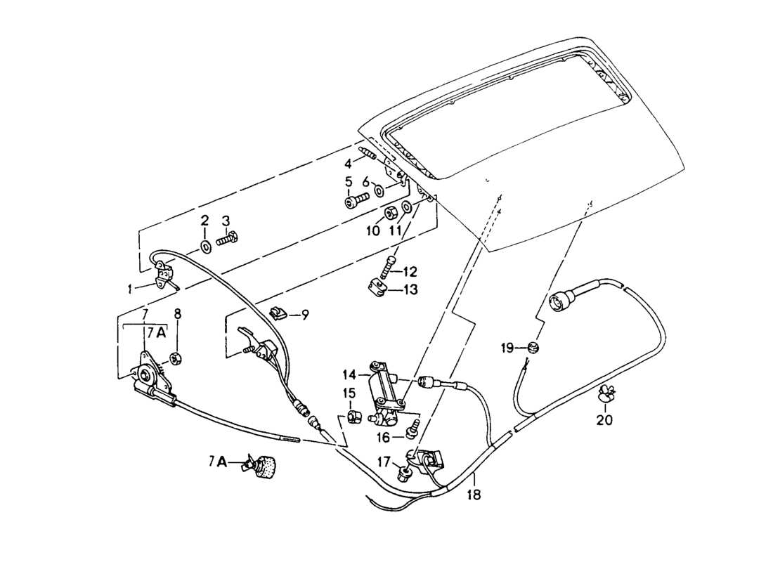 a part diagram from the porsche 964 parts catalogue