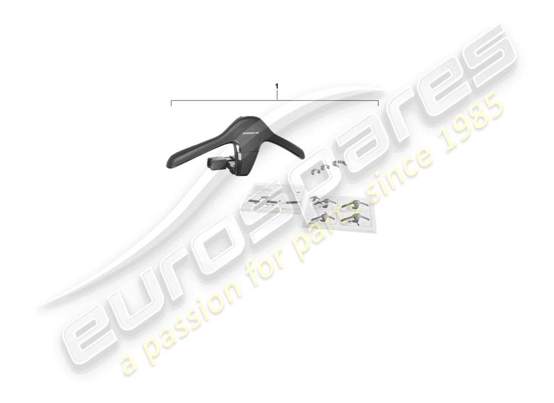 porsche 2003 (cayenne e1 9pa) coat hanger 9pa, 9pa1 parts diagram