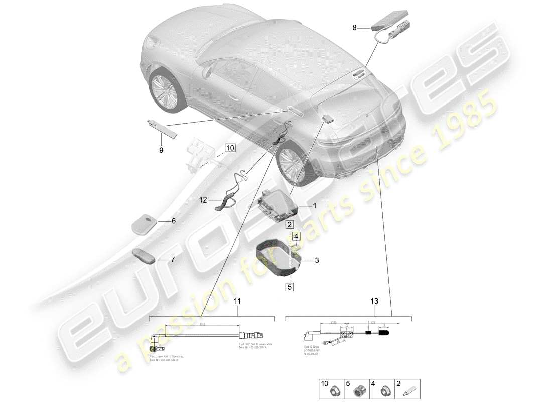part diagram containing part number 95b963213