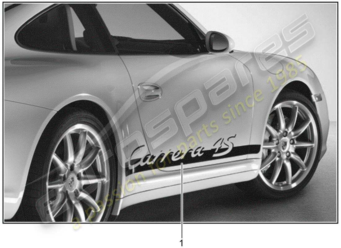 a part diagram from the porsche 1986 (tequipment) parts catalogue