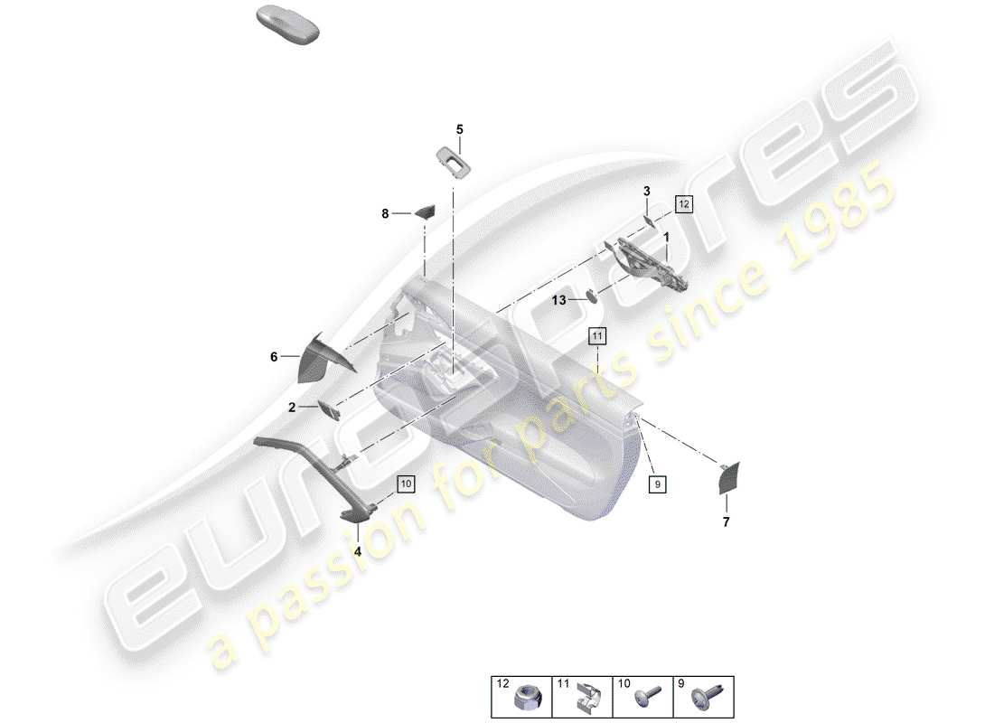 VIEW PARTS DIAGRAMS FROM THE PORSCHE BOXSTER PARTS CATALOGUE a part diagram from the porsche boxster parts catalogue