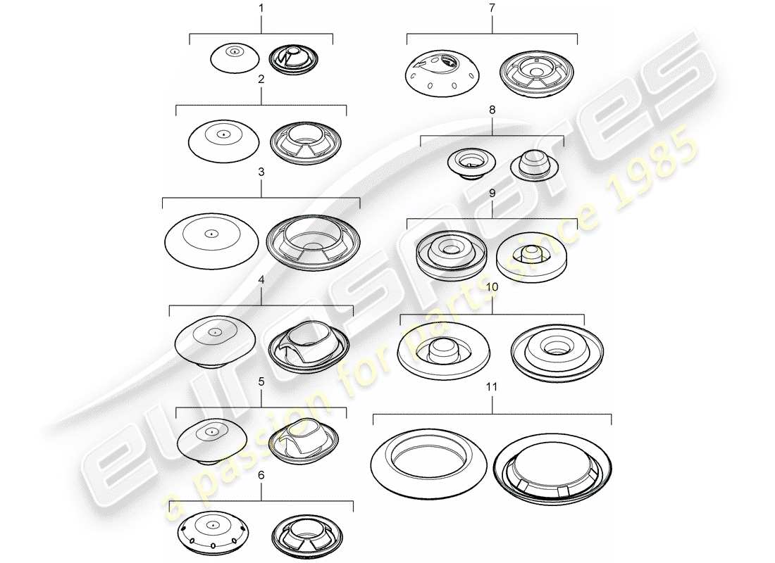 part diagram containing part number n 10226501