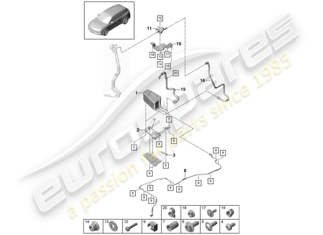 part diagram containing part number pad201559