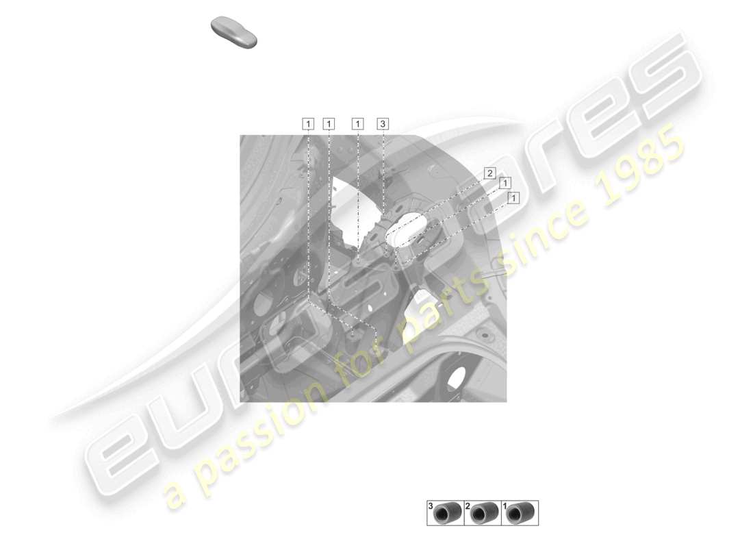 part diagram containing part number paf008976