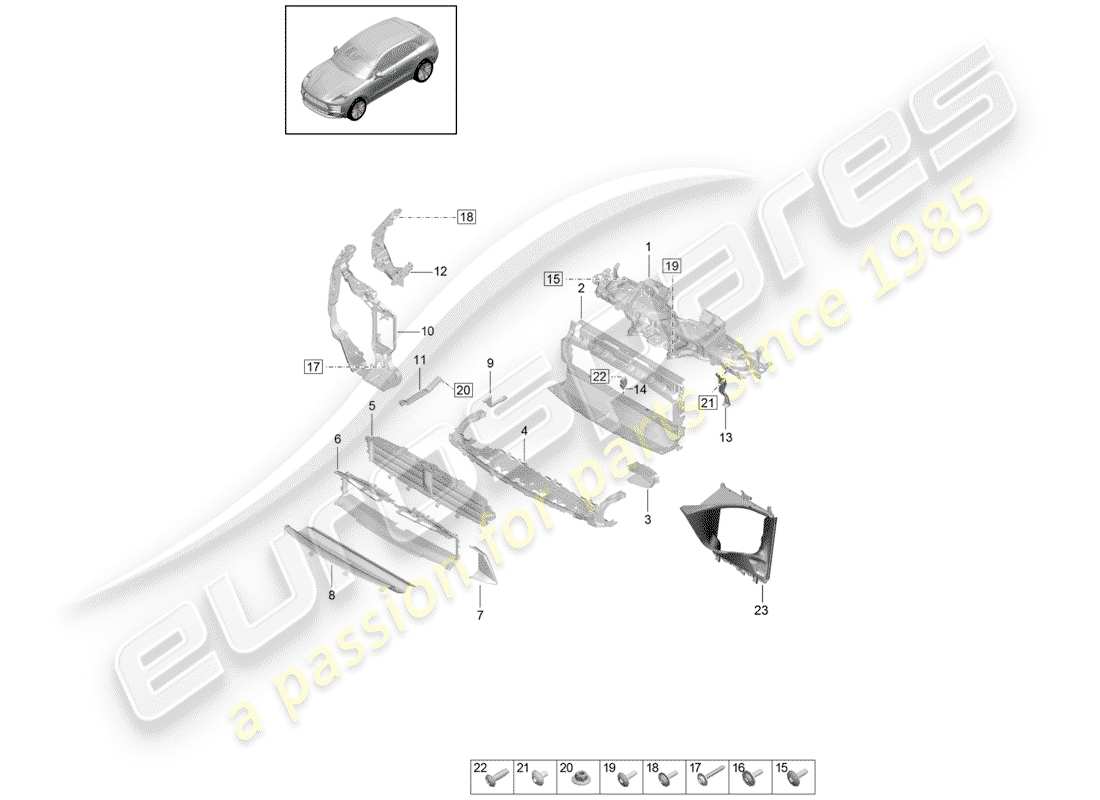part diagram containing part number 95b807890e