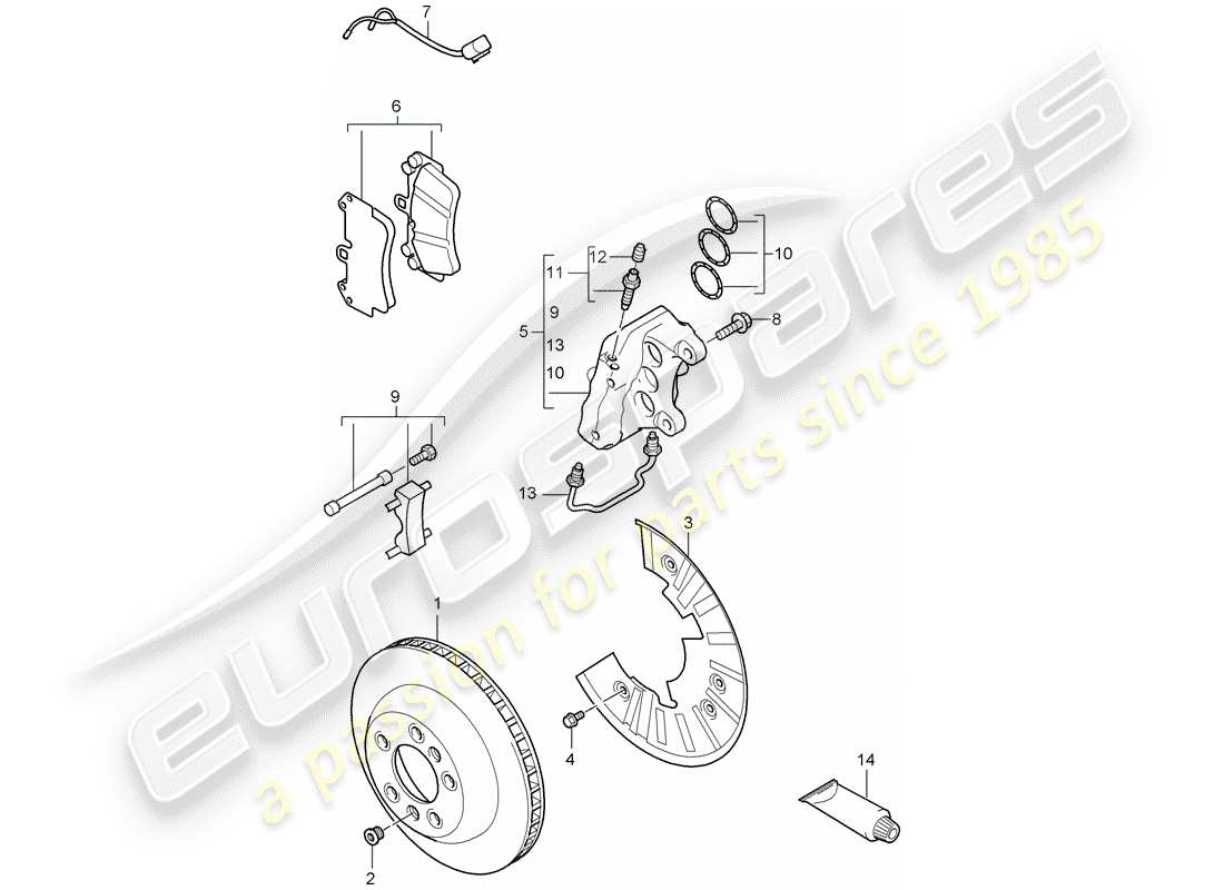 part diagram containing part number 95535140261
