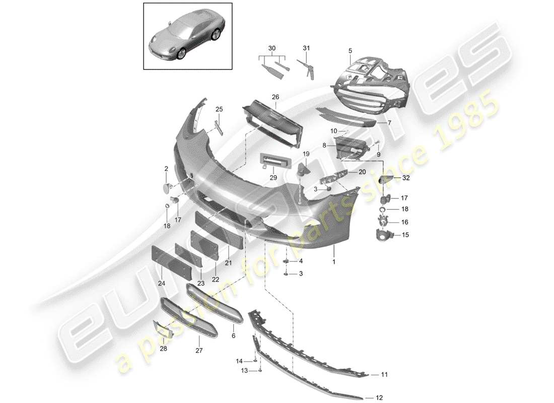 part diagram containing part number 99150576100