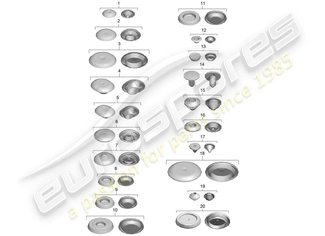 part diagram containing part number 99970319840